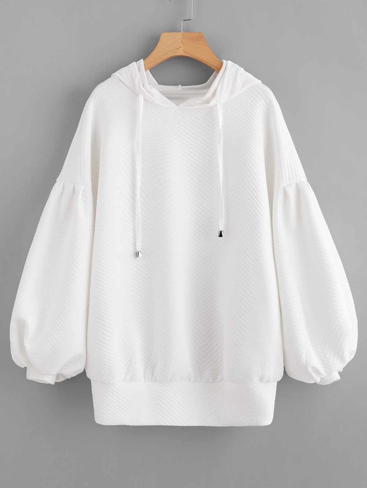 lantern sleeve sweatshirt