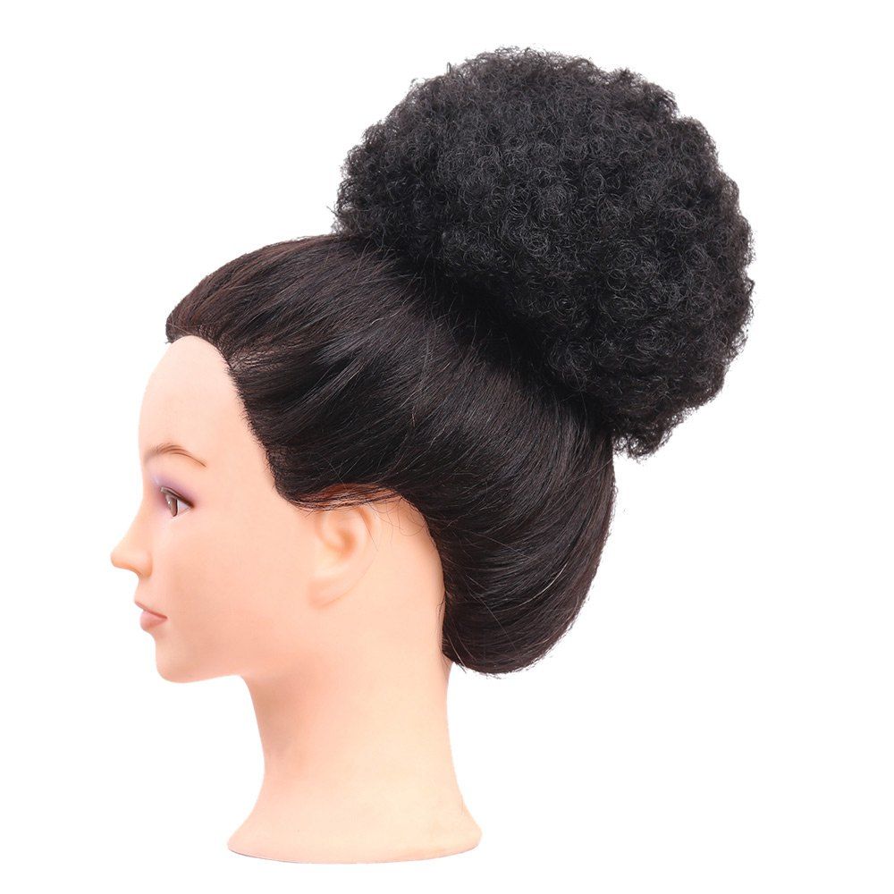 2019 Short Curly Cozy Hair Bun Synthetic Wig  Rosegal.com