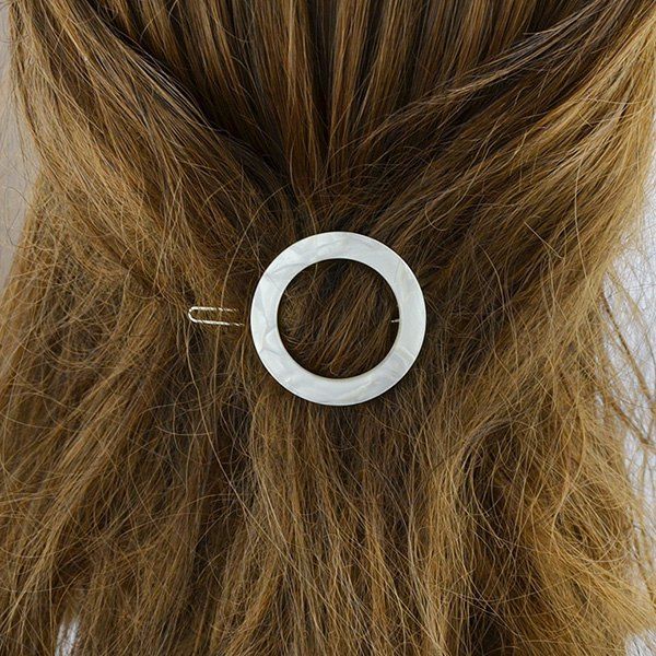 

Bohemian Circle Hairpin, Off-white