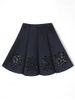 Cutwork Floral Skirt -  