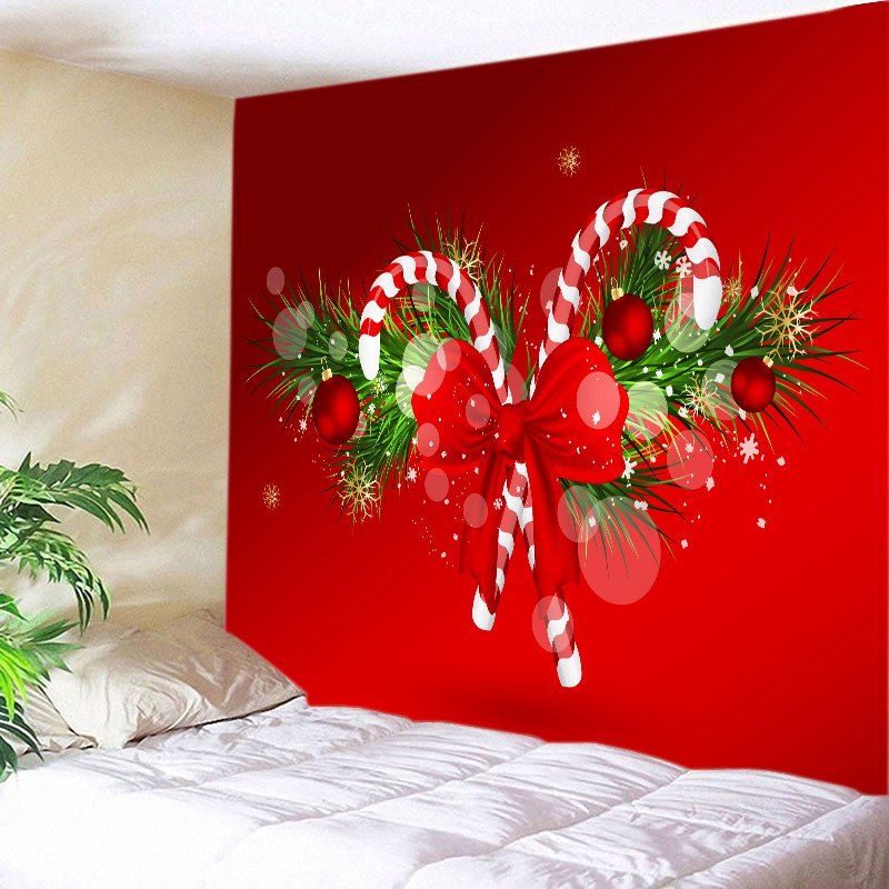2018 Candy Cane Print Tapestry Wall Hanging Art Decoration New Candy Cane Print Tapestry Wall Hanging Art Decoration