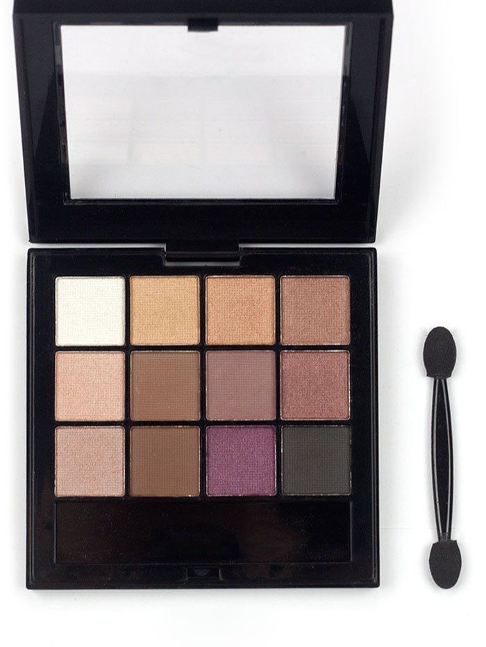 

12 Colors Nature Colors Matte Eyeshadow Palette, Pattern a