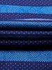 Chemise à manches longues en molleton à rayures géométriques - Multicolore XL