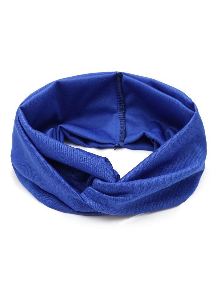 

Wide Multifunction Elastic Hair Band, Blue