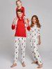 Ensemble de Pyjama de Noël Imprimé Père Noël pour La Famille -  