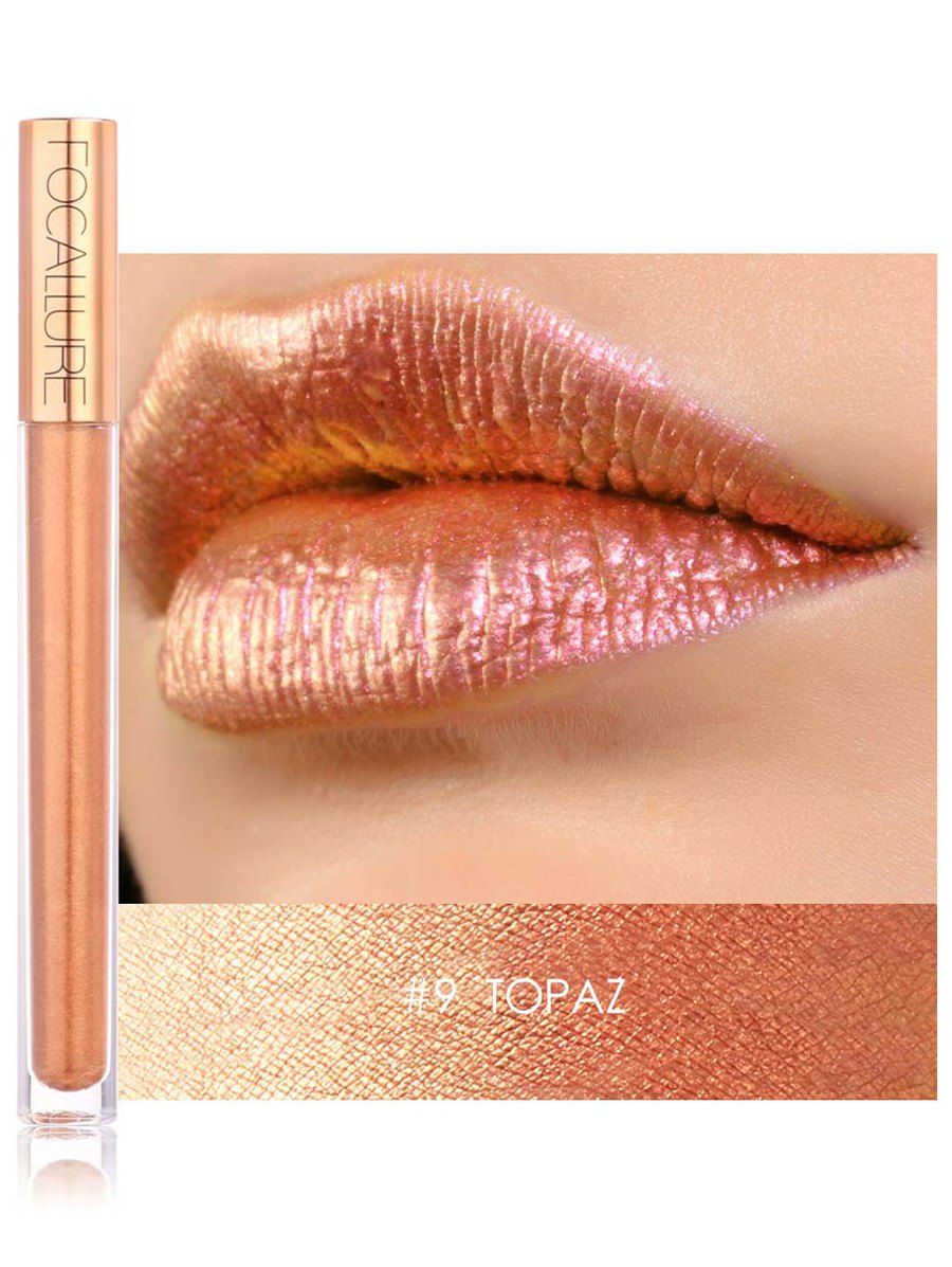 

Long Wearing Glitter Waterproof Moisturizing Lip Gloss, #09