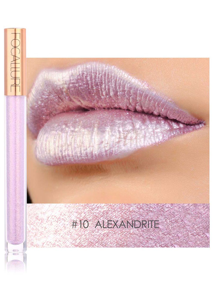 

Long Wearing Glitter Waterproof Moisturizing Lip Gloss, # 10