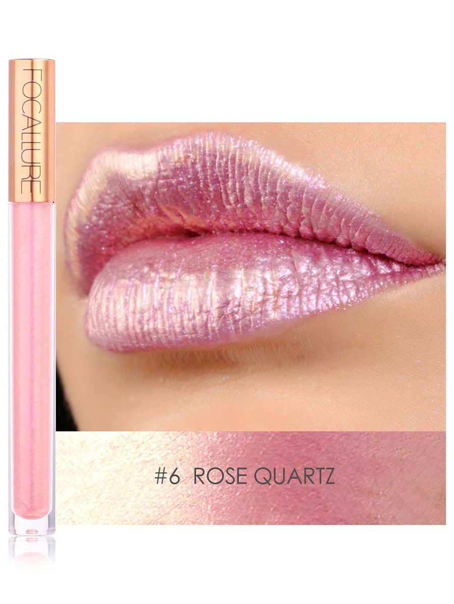 

Long Wearing Glitter Waterproof Moisturizing Lip Gloss, #06