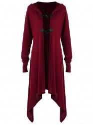 2019 santa claus print plus size velvet cape coat