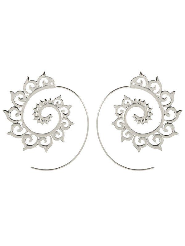 

Metal Unique Earrings, Silver