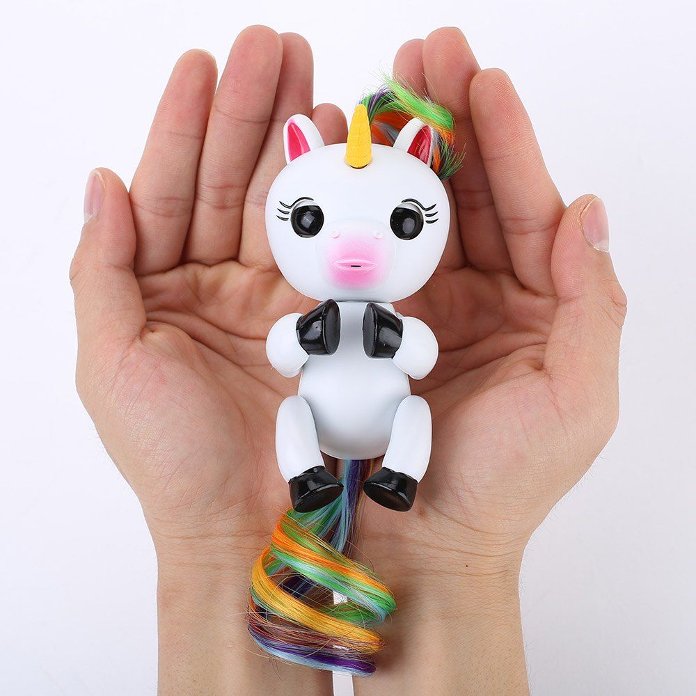 

Advanced Edition Smart Record Rechargeable Unicorn Shape Finger Toy, White