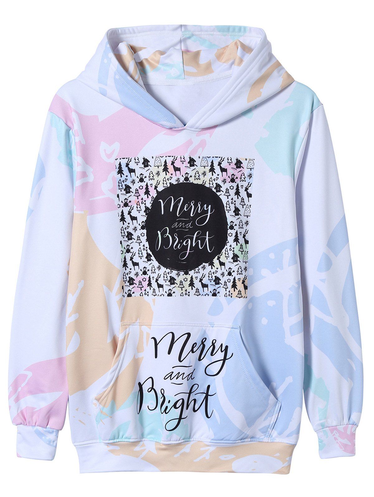 Christmas print hoodie