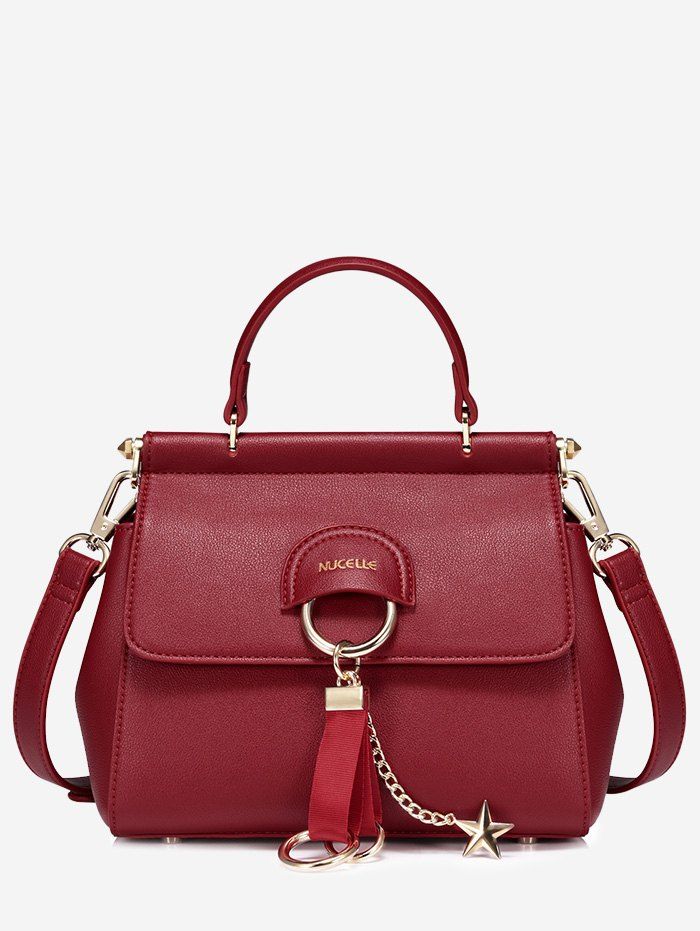 Sac à main Pentagram en cuir métallisé  