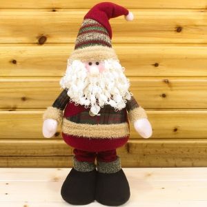 

Winter Dress-up Santa Claus or Snowman Stretchable Cloth Doll, Red