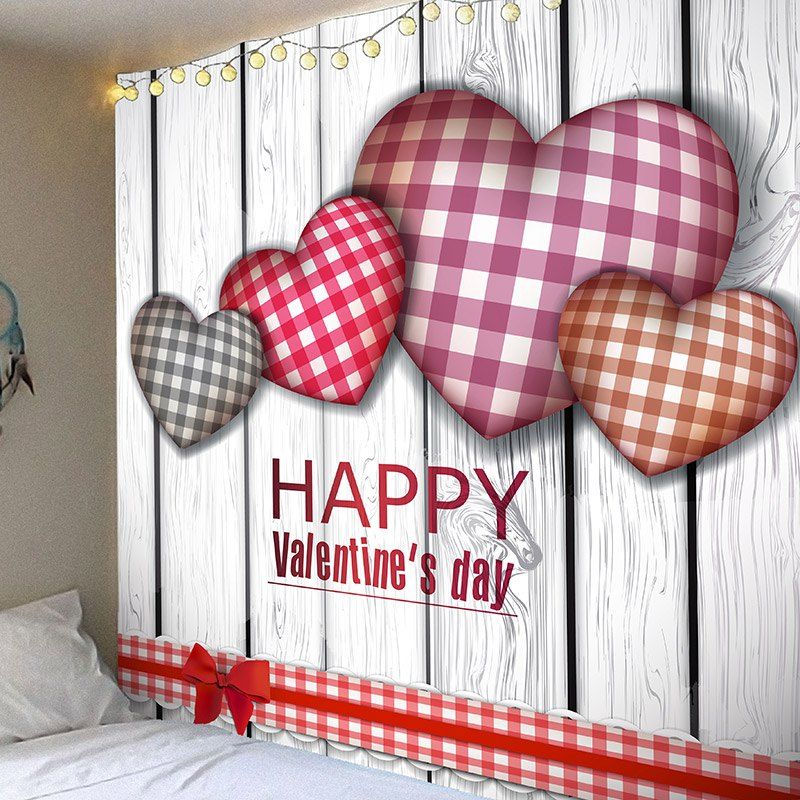 

Tartan Plaid Heart Valentine's Day Wall Hanging, Colorful