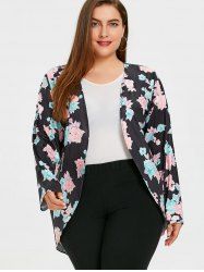 Floral Kimono Cardigan - Black, Sheer And Long Cheap With Free ...