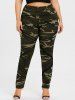 Plus Size Camo Mesh Insert Leggings5.95A70665