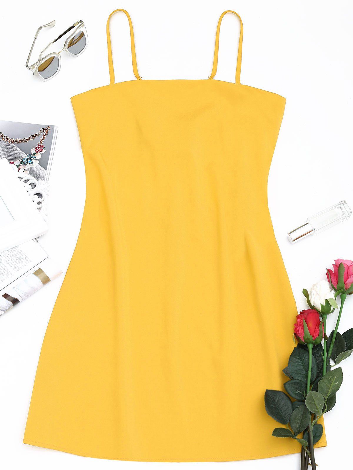Yellow Strap Dress