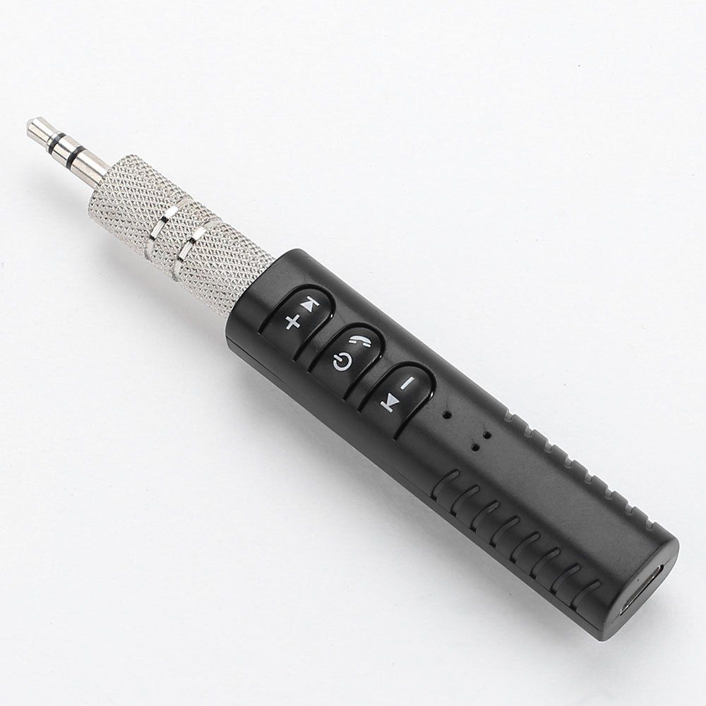 

USB Recharge Multipurpose Car Phone Wireless Mini Bluetooth Receiver, Black