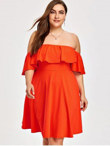 Red Formal Dress Plus Size Women