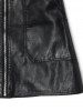 Zipped A-line PU Leather Skirt -  