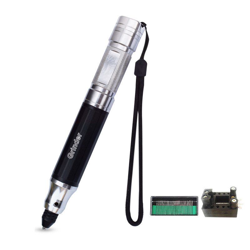 

Rechargeable Mini Electric Grinder Pen Grooming Set Dremel Tool, Black