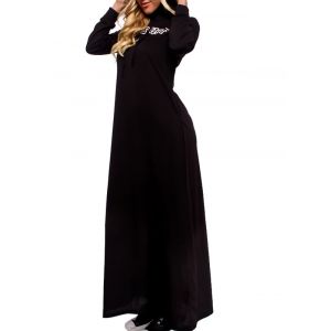 Hooded Maxi Dress
