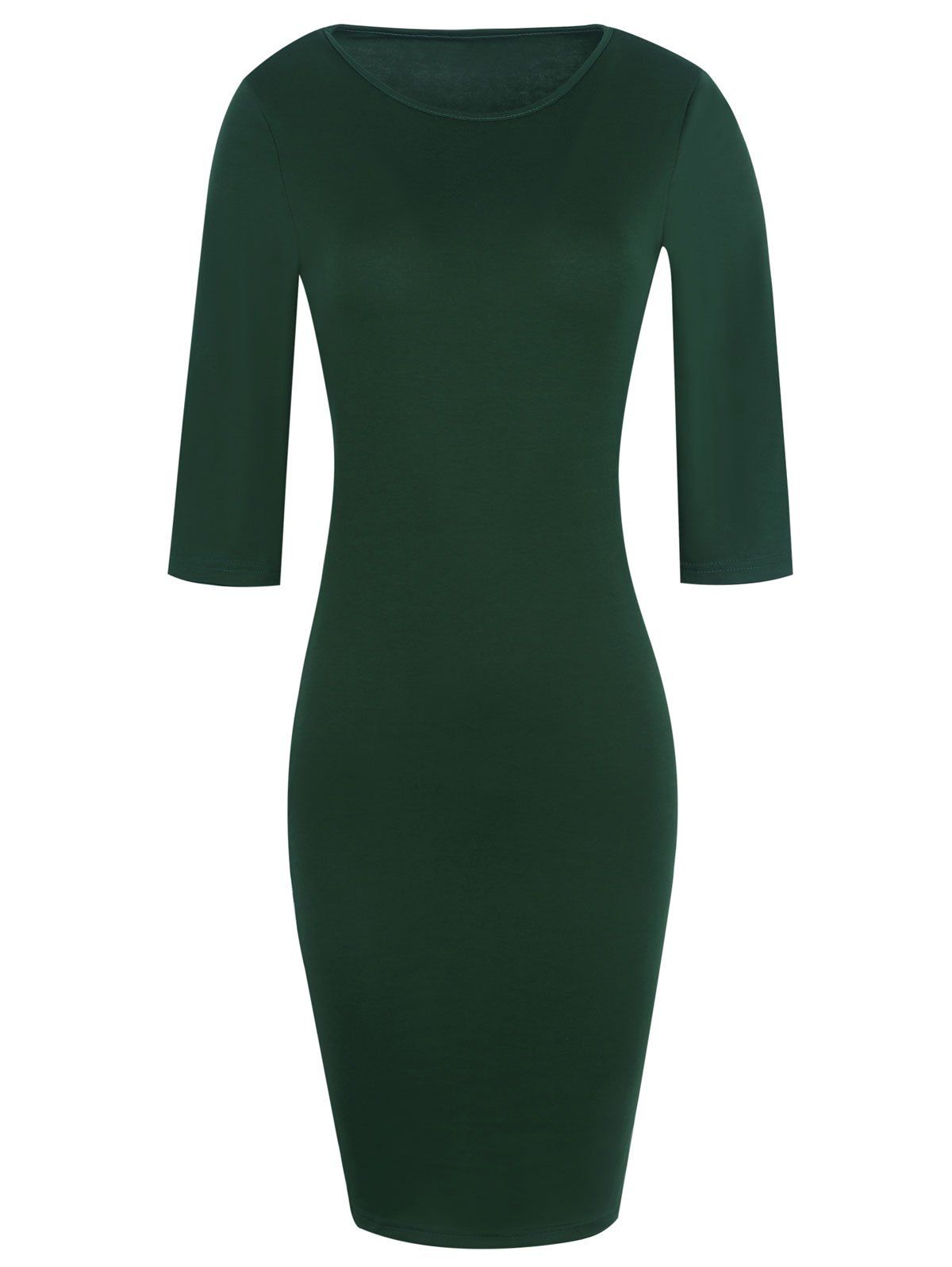 

Midi Pencil Bodycon Dress, Green