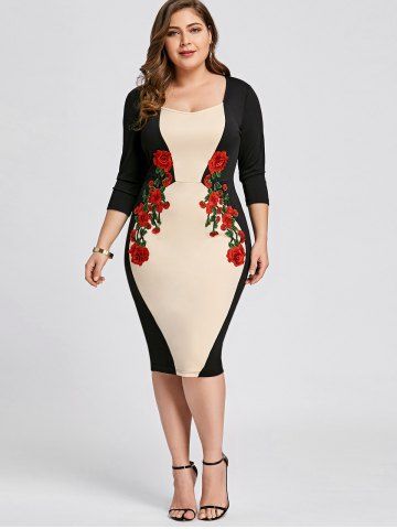 Bandage Dress Plus Size Women