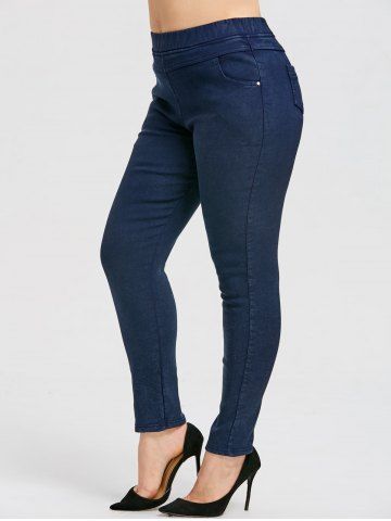 women's fleece lined jeans with elastic waist
