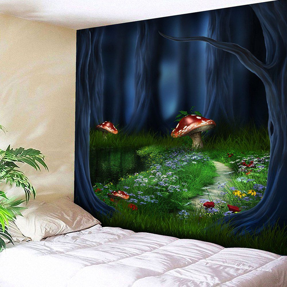 

Wall Art Fantasy Forest Print Tapestry, Colormix