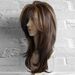 Long Inclined Bang Layered Natural Straight Colormix Synthetic Wig -  