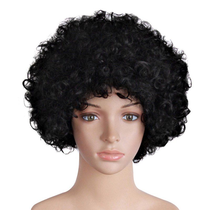 [31% OFF] Short Side Bang Bouffant Curly Synthetic Wig | Rosegal