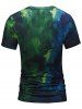 Lion Face Print Cool Tee -  