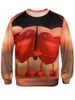 Sweat-shirt Pull-over 3D Cœur Galaxie Imprimée Saint-Valentin - Multicolore L