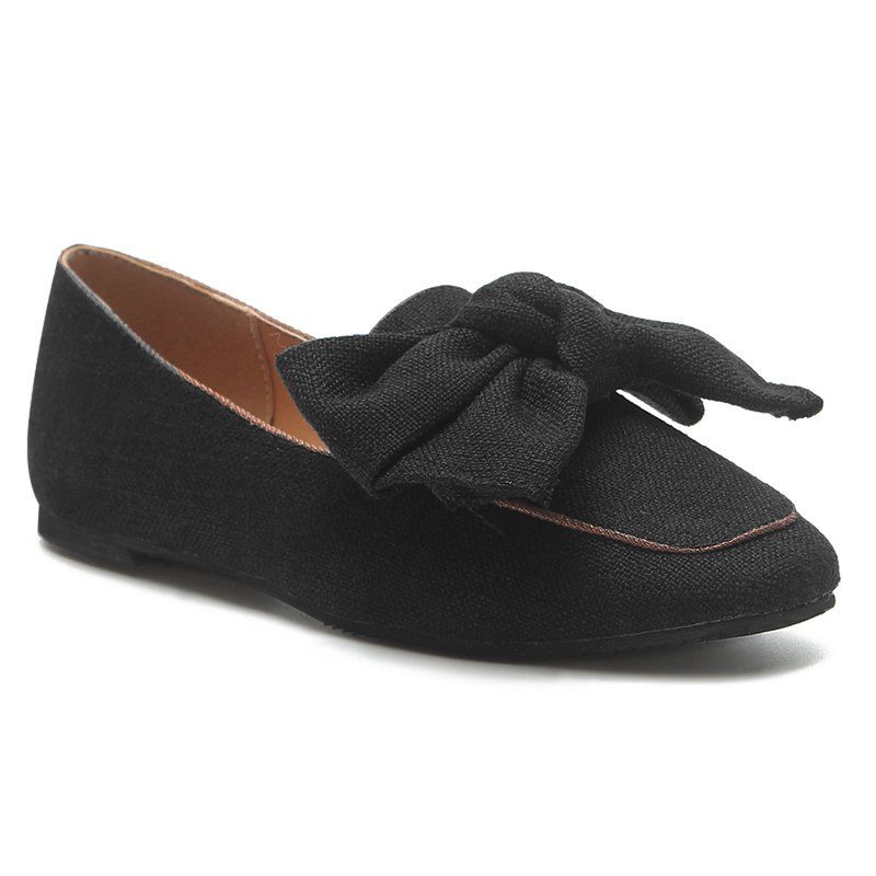 loafers with bow