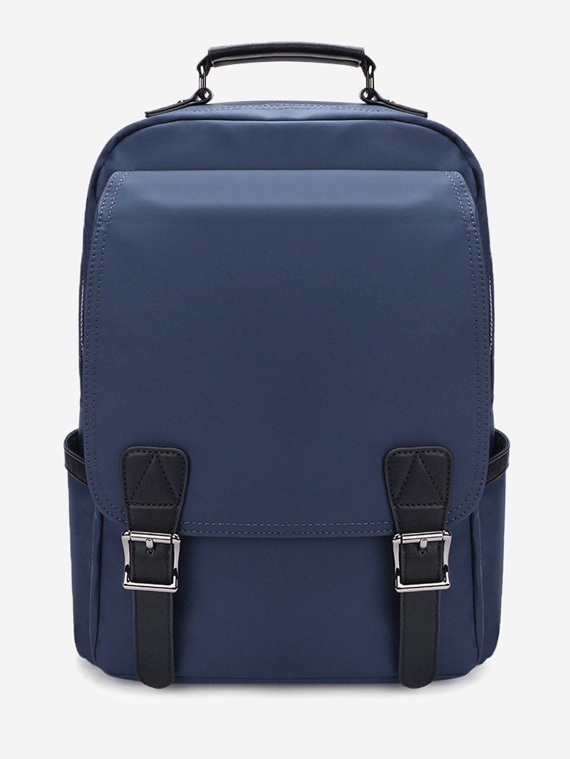 

Multipurpose Double Buckles Laptop Backpack, Royal