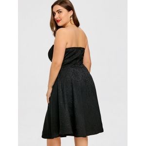 Plus Size Bandeau Dress