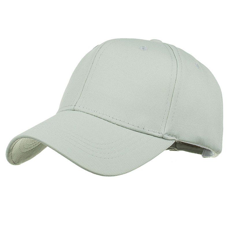 

Simple Line Embroidery Adjustable Sunscreen Hat, Gray
