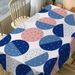 Dot Print Fabric Waterproof Table Cloth -  
