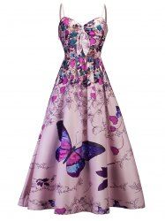 Cami Bowknot Floral Party Maxi Dress -  