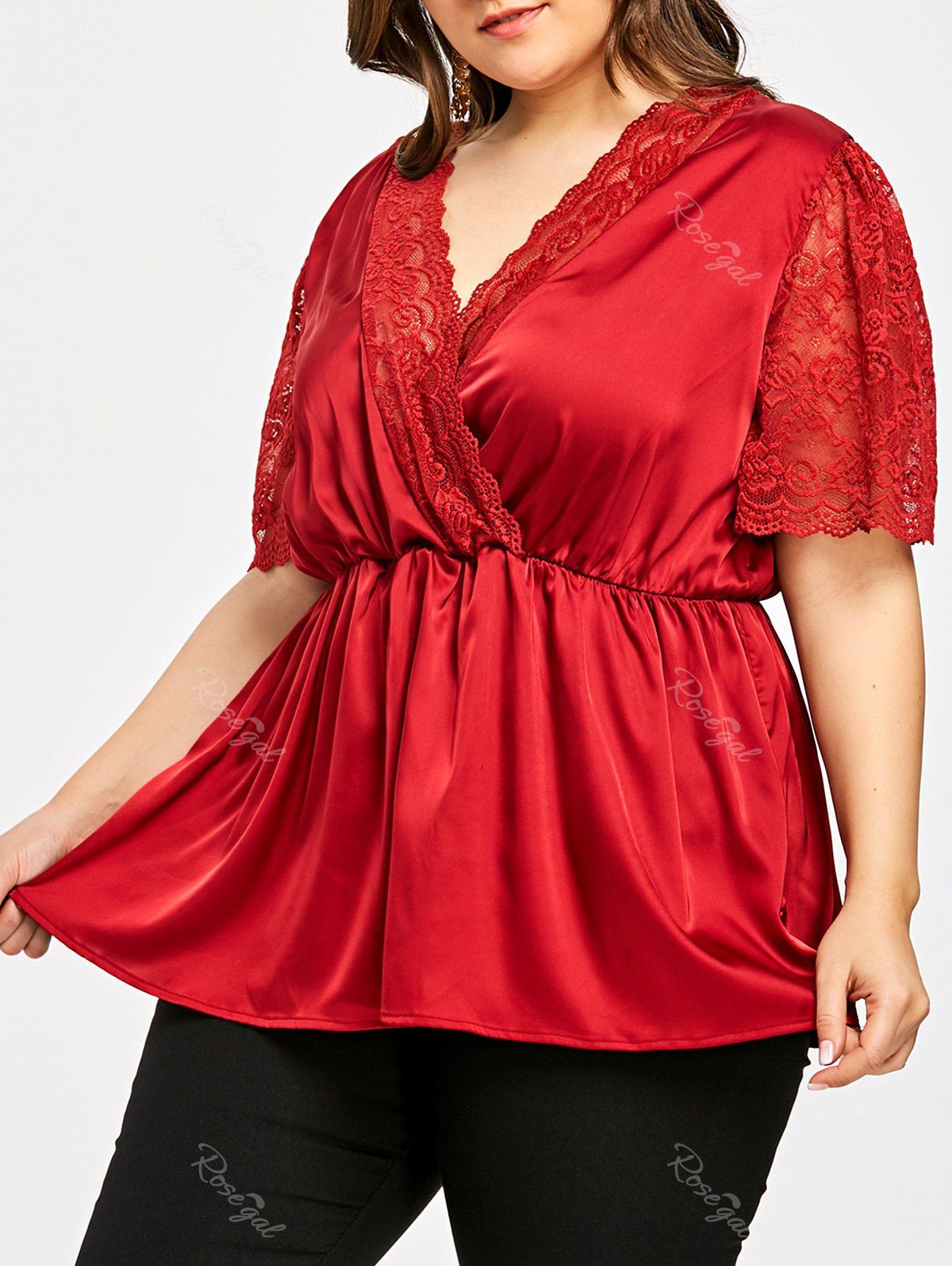 peplum blouse plus size