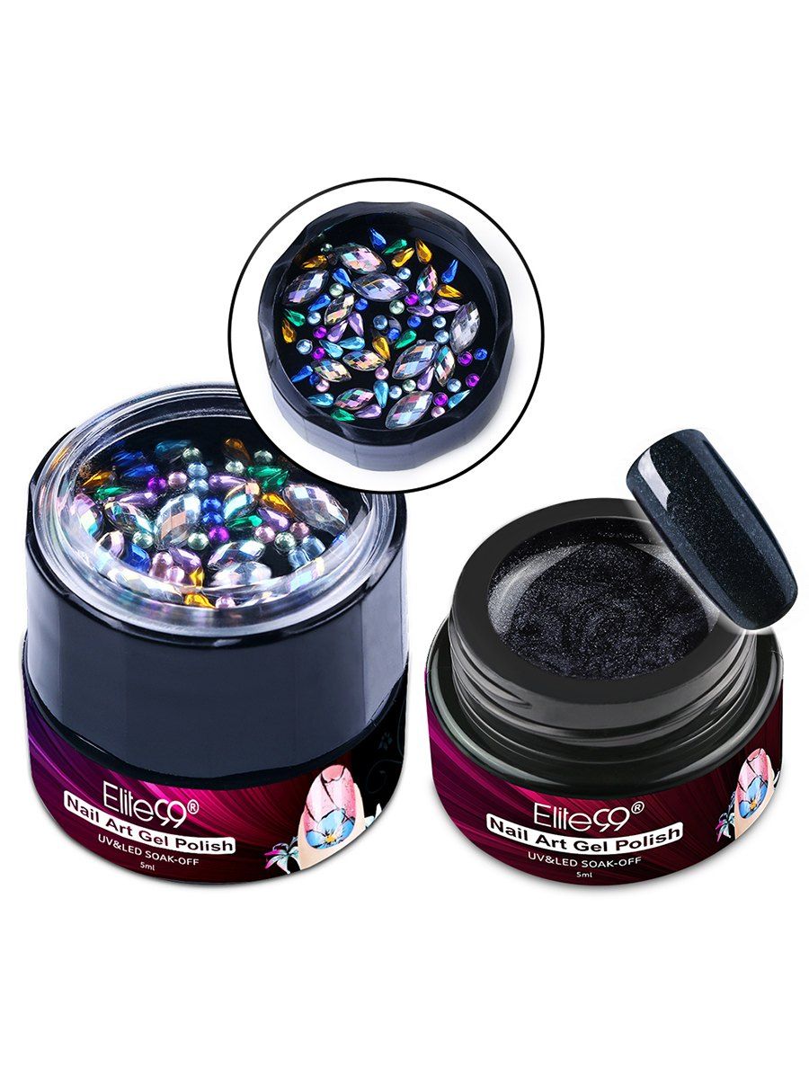 

5ML Soak Off Nail Art DIY Painting Gel Polish with Diamond, #14