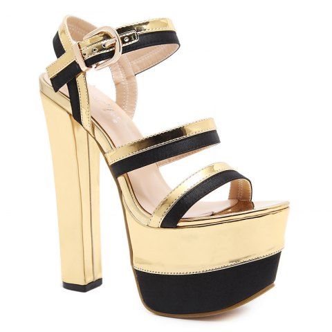 sandals heel ankle strap platform rosegal fb join