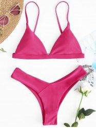 Bikini à Taille Basse et Micro Culotte -  