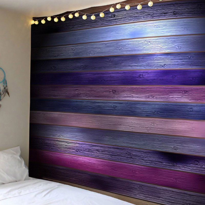 

Coloured Plank Printed Wall Tapestry, Colorful
