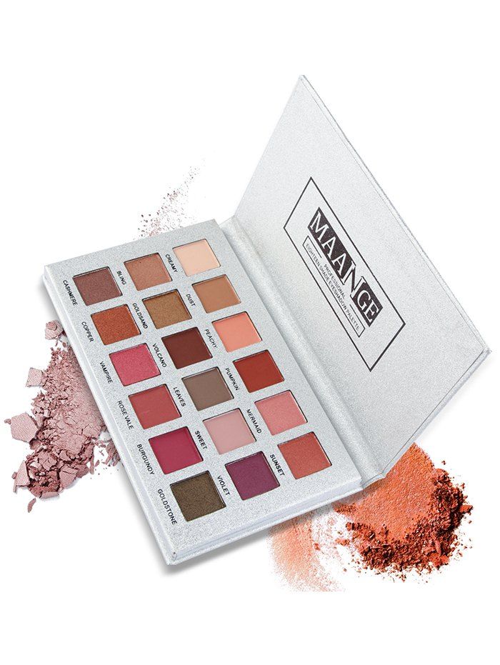 

Professional 18 Colors Natural Colors Long Lasting Eyeshadow Palette, Colorful