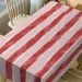 Meat Striped Print Waterproof Dining Table Cloth -  