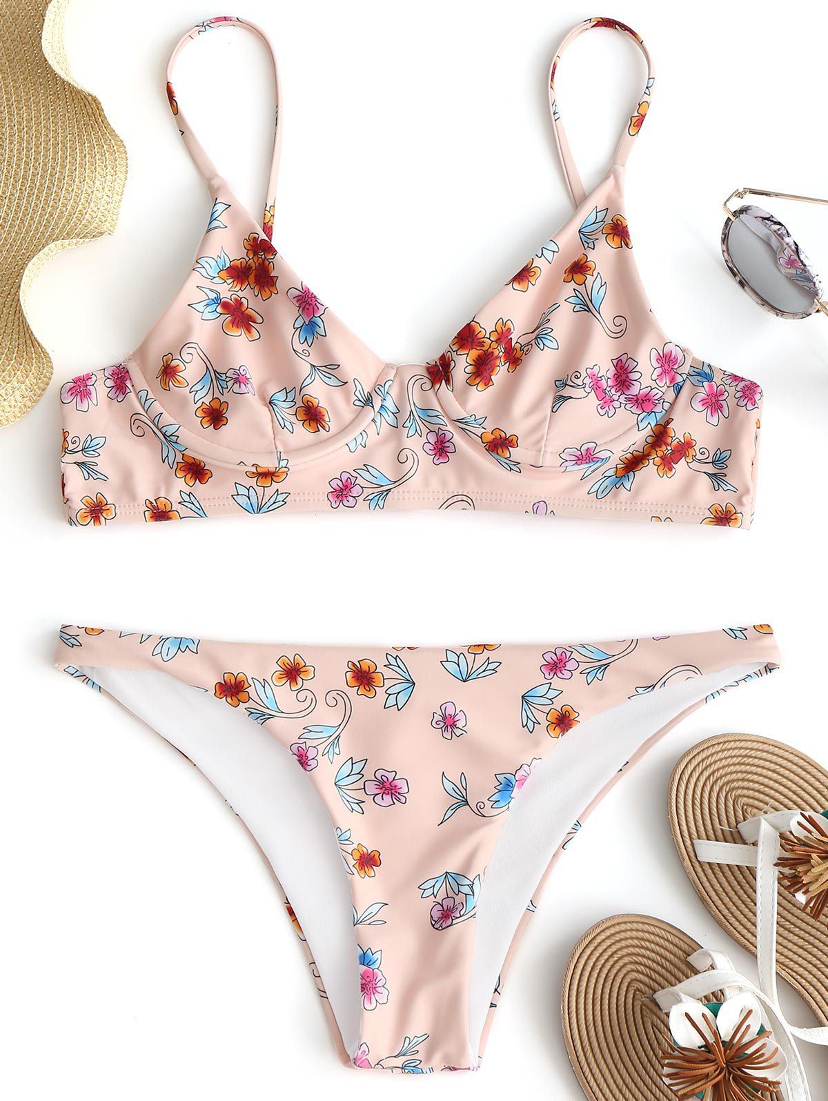 unlined underwire bikini