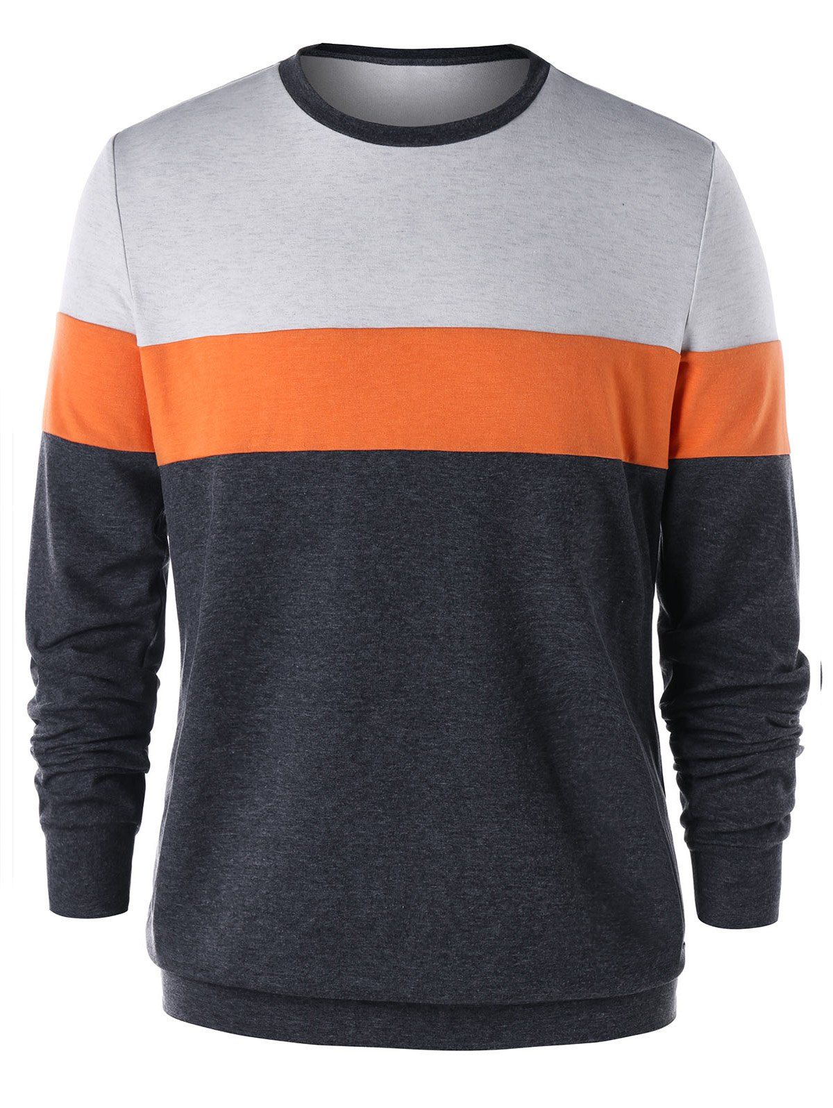 

Color Block Tunic Sweatshirt, Colormix